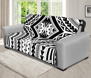 Maori Tribal Polynesian Tattoo Print Futon Protector