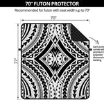 Maori Tribal Polynesian Tattoo Print Futon Protector