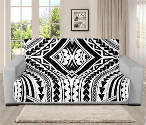 Maori Tribal Polynesian Tattoo Print Futon Protector