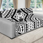 Maori Tribal Polynesian Tattoo Print Futon Protector