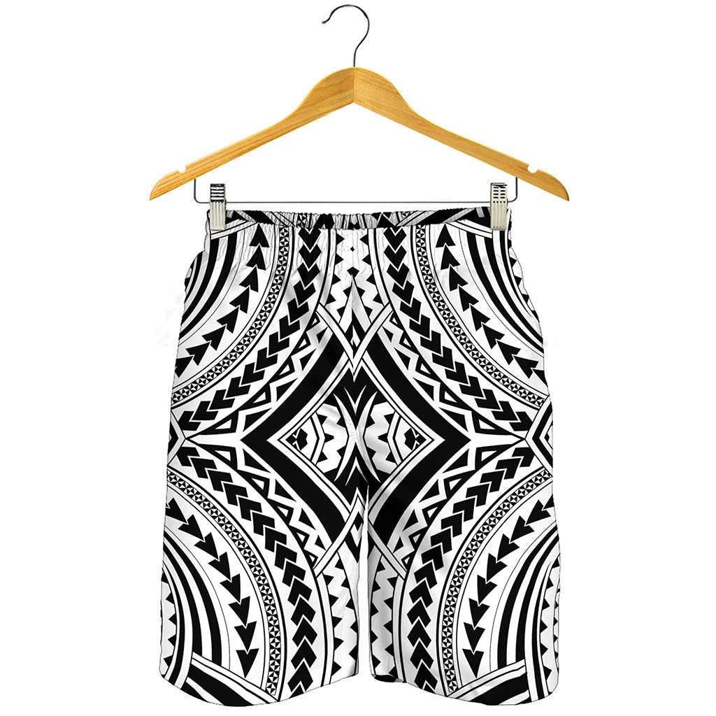 Maori Tribal Polynesian Tattoo Print Men's Shorts