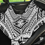 Maori Tribal Polynesian Tattoo Print Pet Car Back Seat Cover