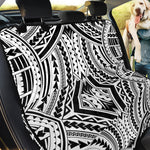 Maori Tribal Polynesian Tattoo Print Pet Car Back Seat Cover