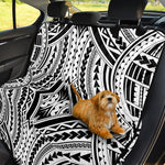 Maori Tribal Polynesian Tattoo Print Pet Car Back Seat Cover