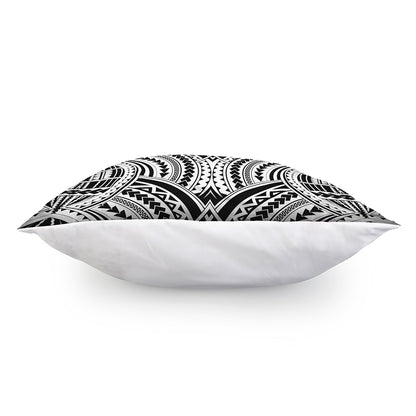 Maori Tribal Polynesian Tattoo Print Pillow Cover