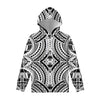 Maori Tribal Polynesian Tattoo Print Pullover Hoodie