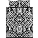 Maori Tribal Polynesian Tattoo Print Quilt Bed Set