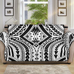 Maori Tribal Polynesian Tattoo Print Sofa Protector