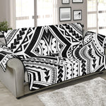 Maori Tribal Polynesian Tattoo Print Sofa Protector