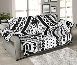 Maori Tribal Polynesian Tattoo Print Sofa Protector