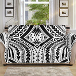 Maori Tribal Polynesian Tattoo Print Sofa Protector