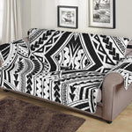 Maori Tribal Polynesian Tattoo Print Sofa Protector