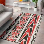 Maori Tribal Print Area Rug