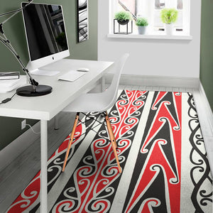 Maori Tribal Print Area Rug