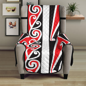 Maori Tribal Print Armchair Protector