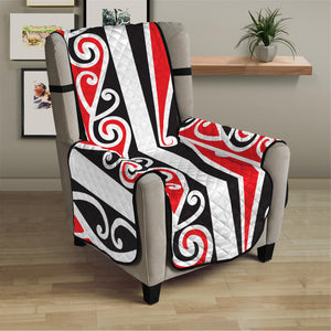 Maori Tribal Print Armchair Protector