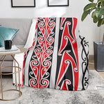 Maori Tribal Print Blanket