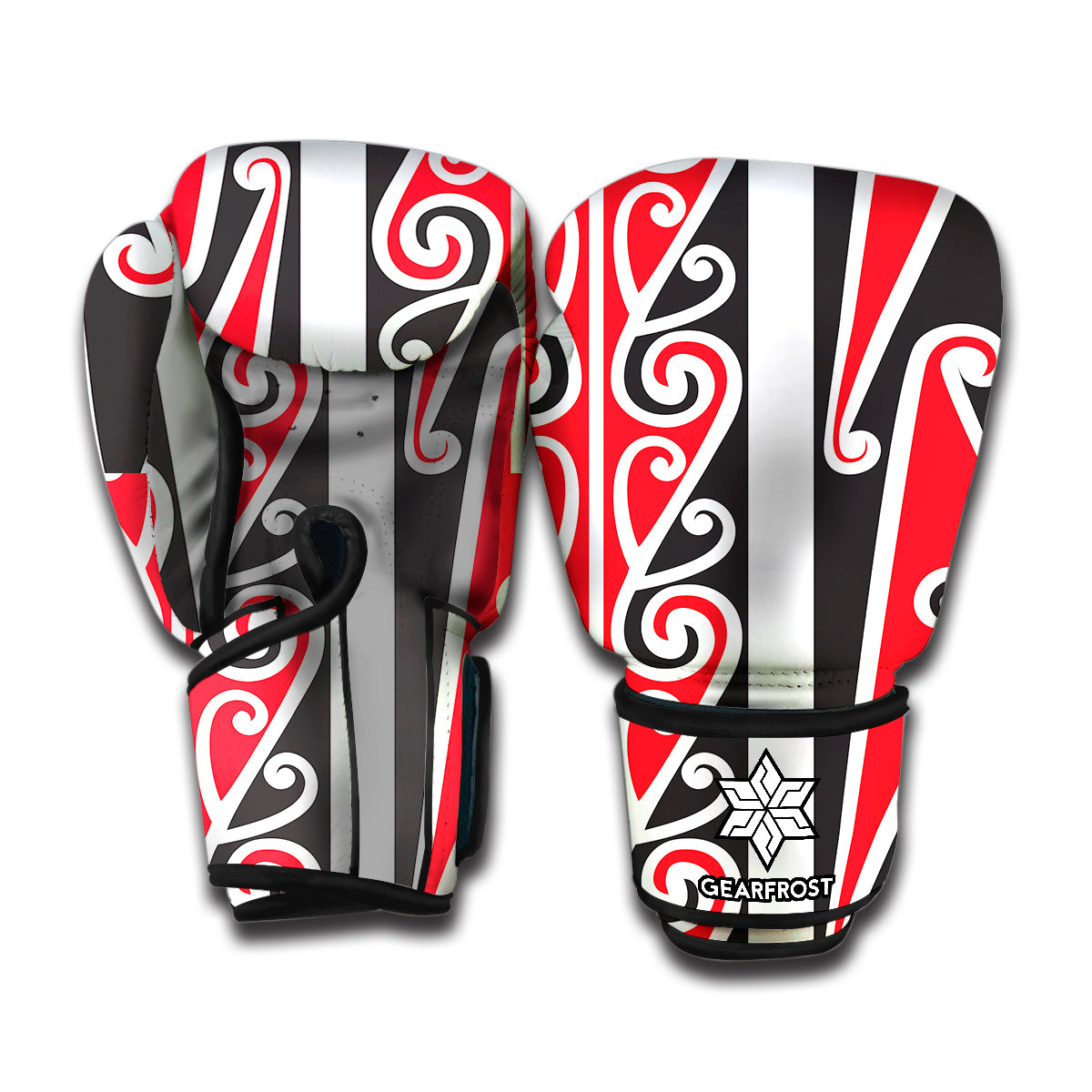 Maori Tribal Print Boxing Gloves