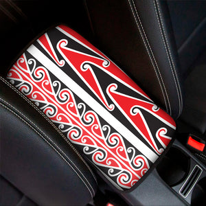 Maori Tribal Print Car Center Console Cover