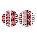Maori Tribal Print Car Coasters