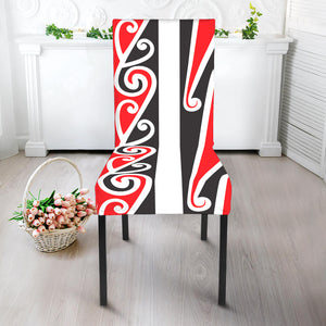 Maori Tribal Print Dining Chair Slipcover