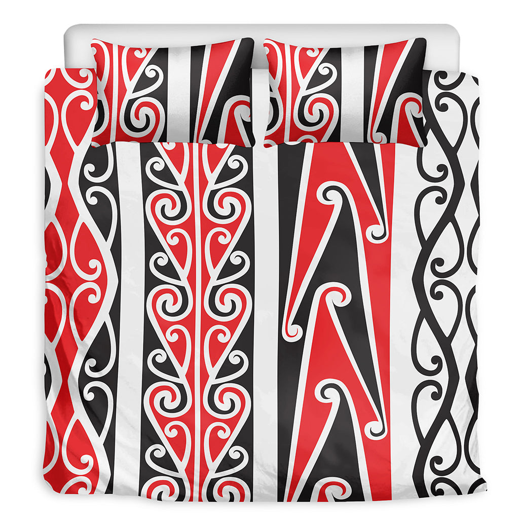 Maori Tribal Print Duvet Cover Bedding Set