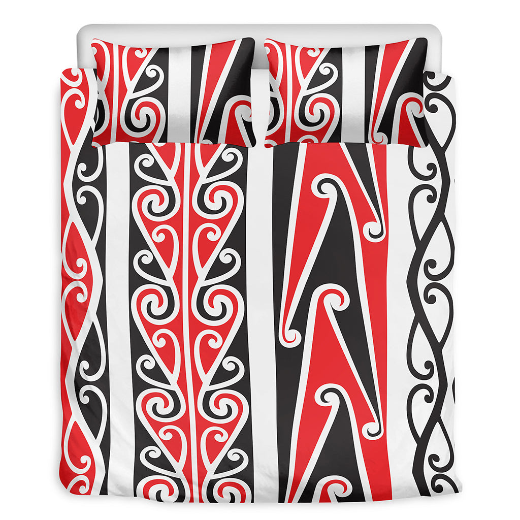 Maori Tribal Print Duvet Cover Bedding Set