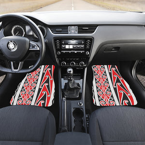 Maori Tribal Print Front and Back Car Floor Mats