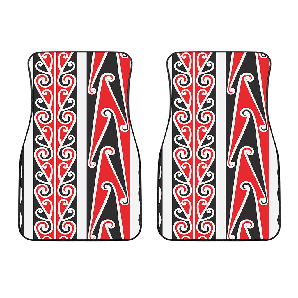 Maori Tribal Print Front Car Floor Mats