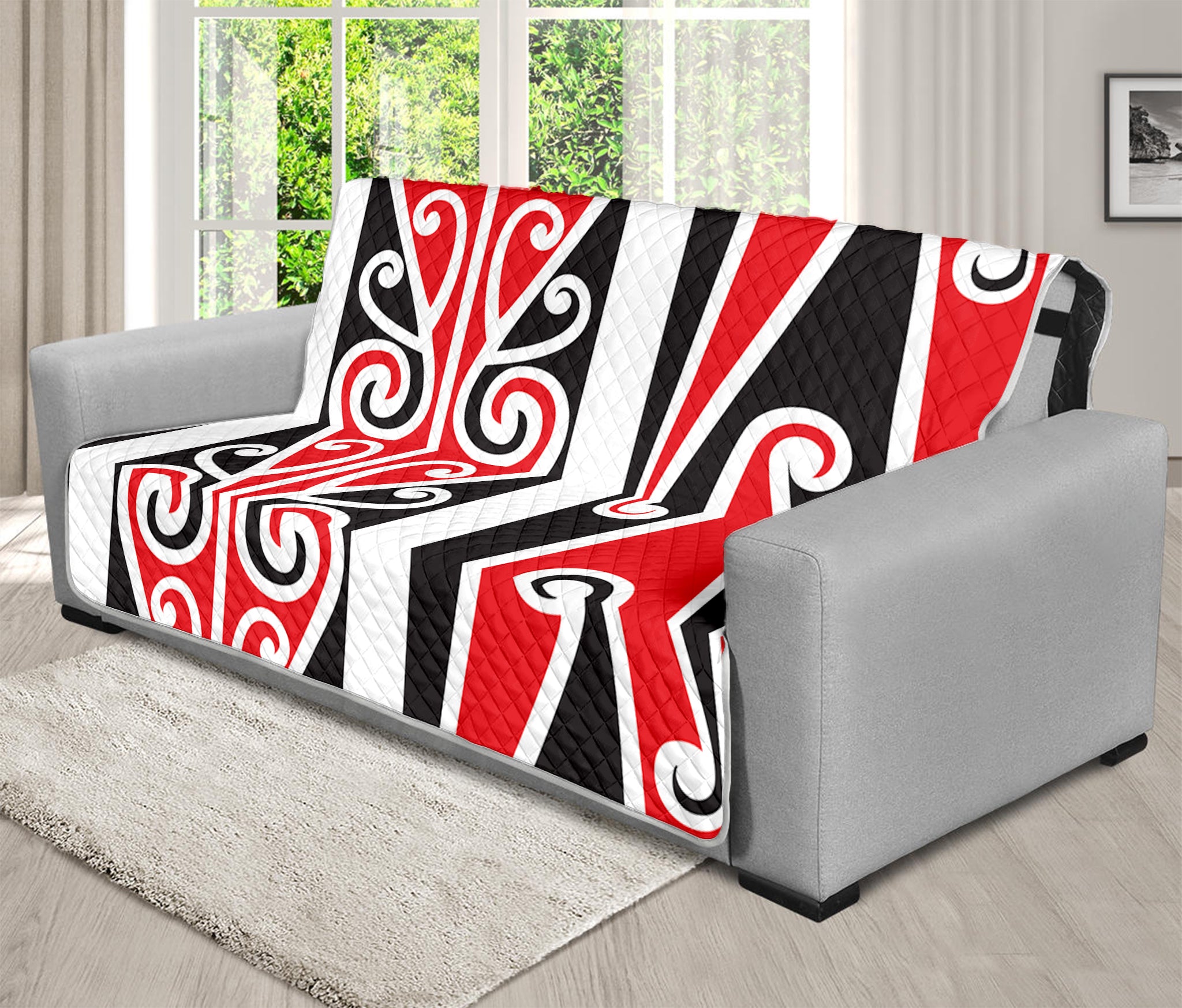 Maori Tribal Print Futon Protector