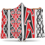 Maori Tribal Print Hooded Blanket