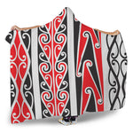 Maori Tribal Print Hooded Blanket