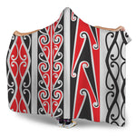Maori Tribal Print Hooded Blanket