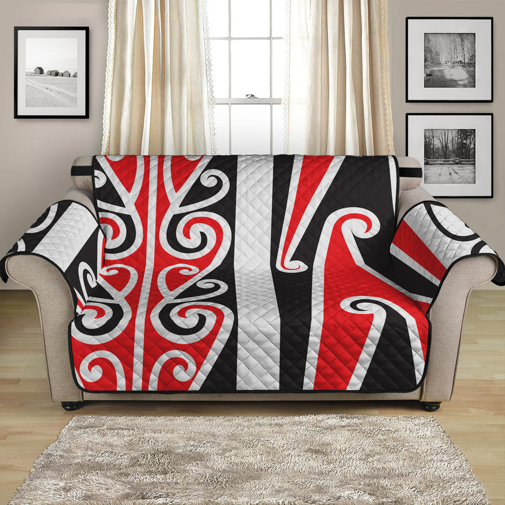 Maori Tribal Print Loveseat Protector