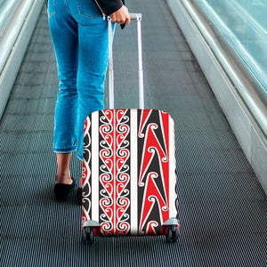 Maori Tribal Print Luggage Cover