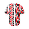 Maori Tribal Print Men's Baseball Jersey