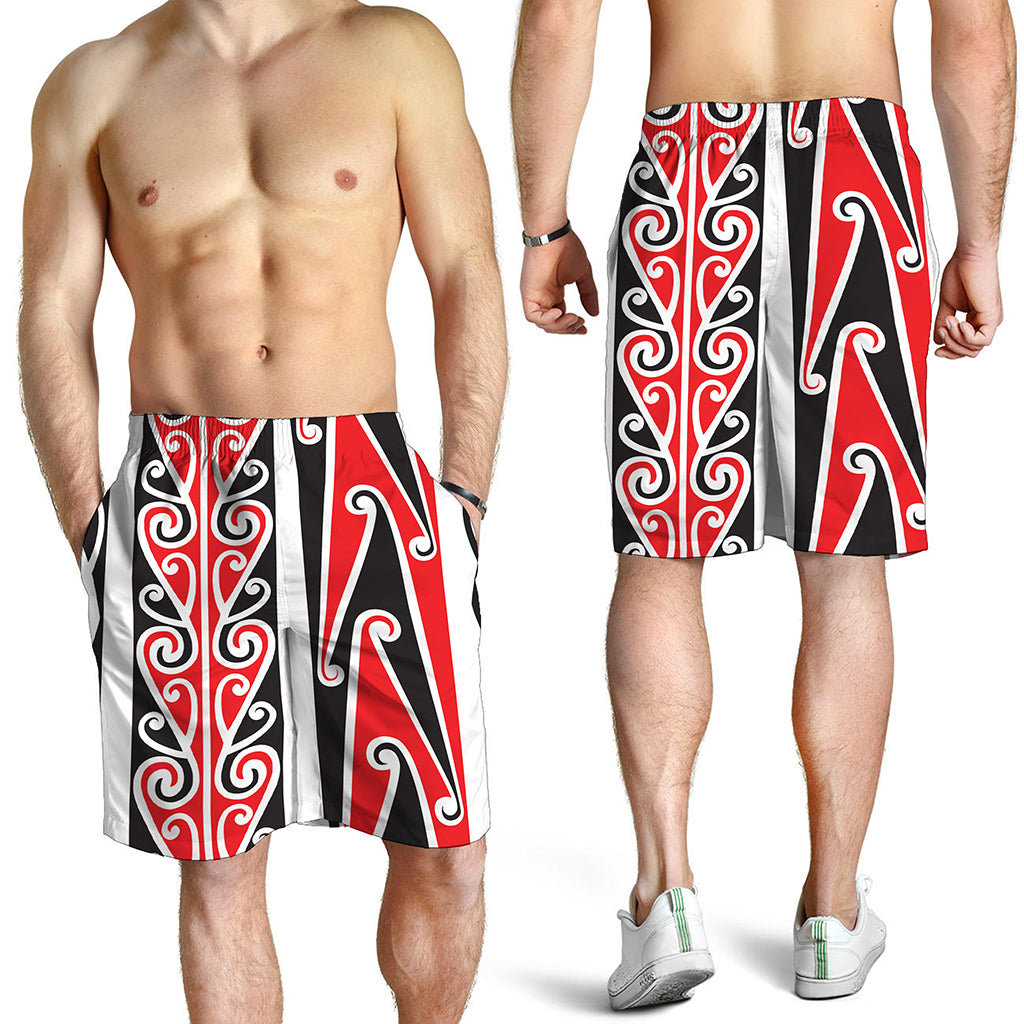Maori Tribal Print Men's Shorts