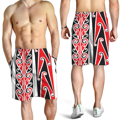 Maori Tribal Print Men's Shorts