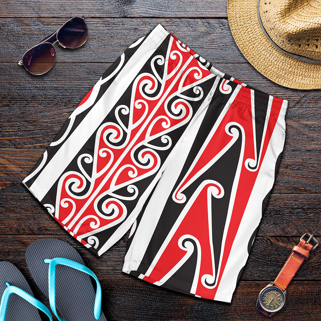 Maori Tribal Print Men's Shorts