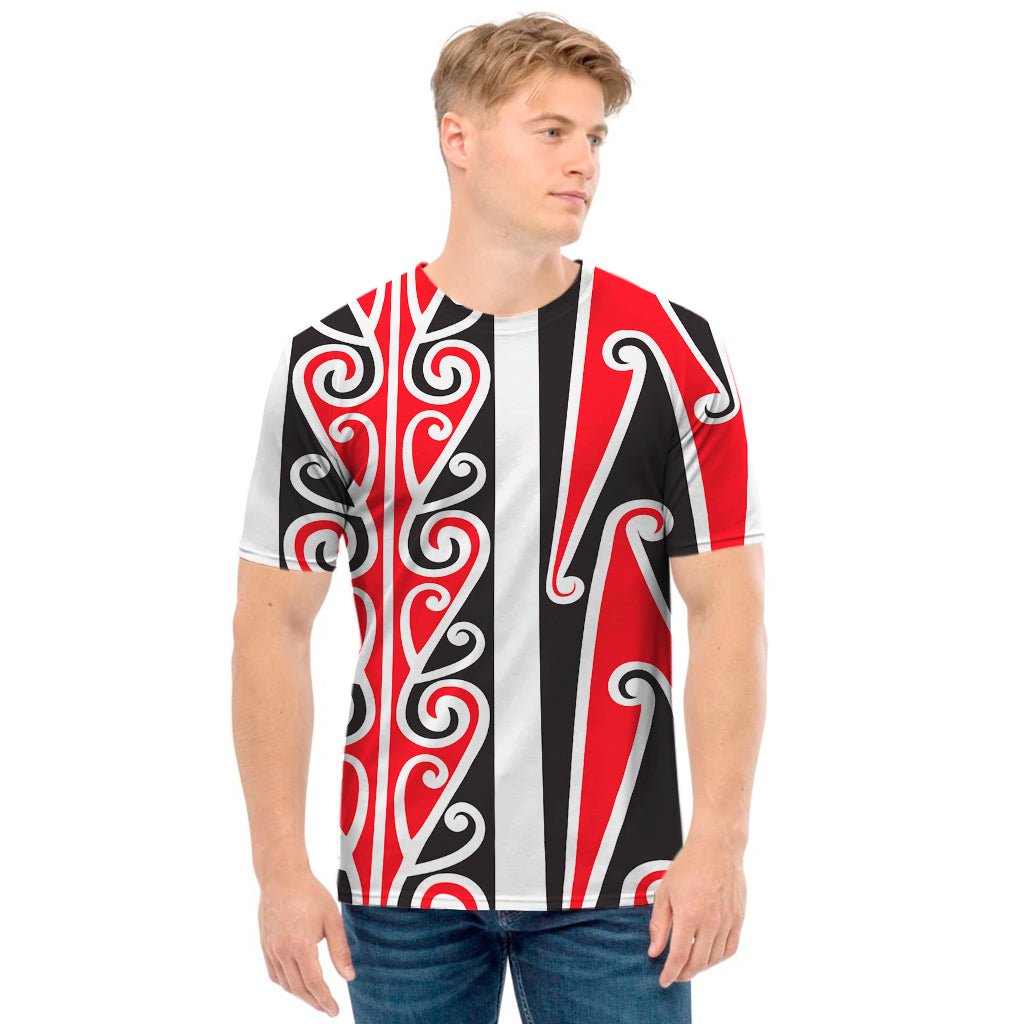 Maori Tribal Print Men's T-Shirt