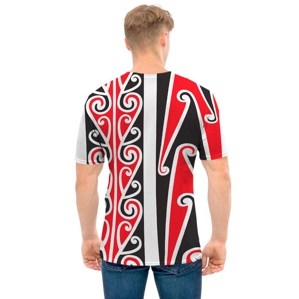 Maori Tribal Print Men's T-Shirt