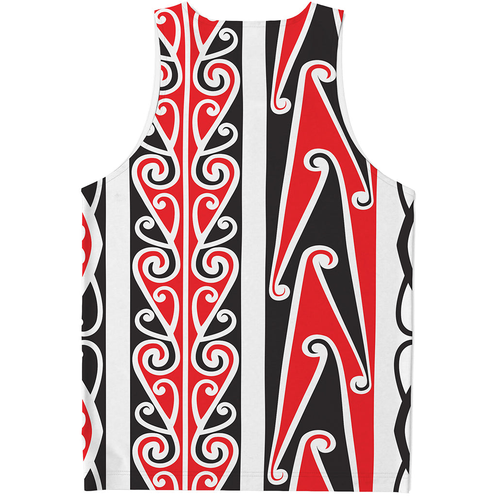 Maori Tribal Print Men's Tank Top