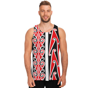 Maori Tribal Print Men's Tank Top