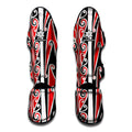 Maori Tribal Print Muay Thai Shin Guards