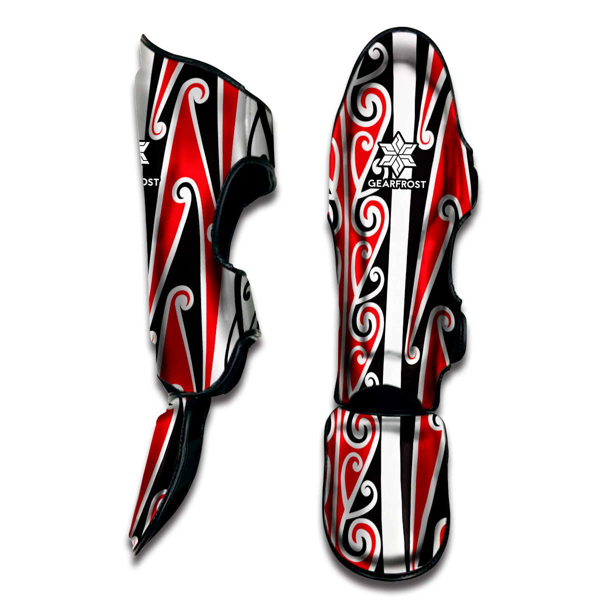 Maori Tribal Print Muay Thai Shin Guard