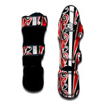 Maori Tribal Print Muay Thai Shin Guard