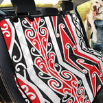 Maori Tribal Print Pet Car Back Seat Cover