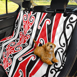 Maori Tribal Print Pet Car Back Seat Cover