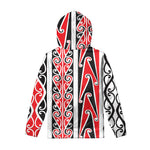 Maori Tribal Print Pullover Hoodie