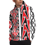 Maori Tribal Print Pullover Hoodie